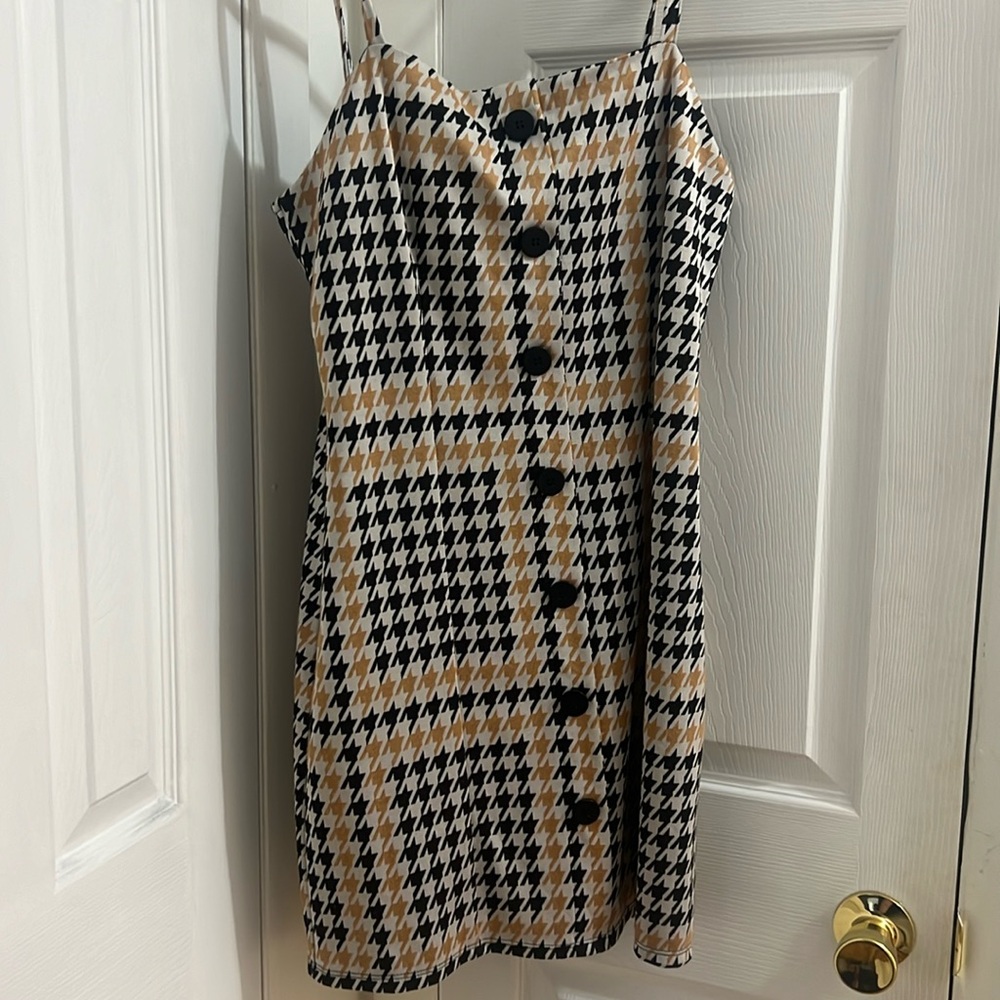 ASOS Houndstooth Mini Dress
